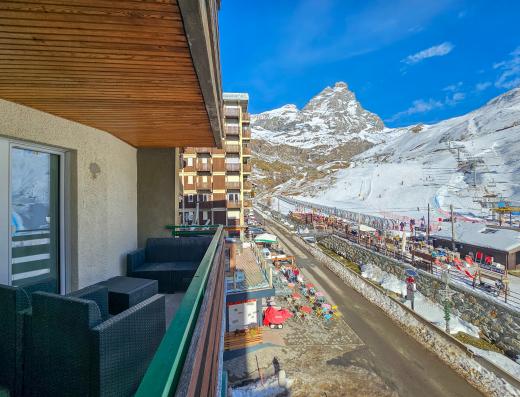 Terrazzo con vista sul Cervino